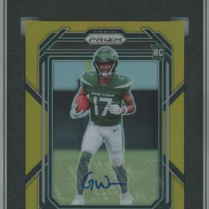 2022 Panini Prizm #309 Garrett Wilson RC Auto SGC Auto 10 Mint 8.5 #/10