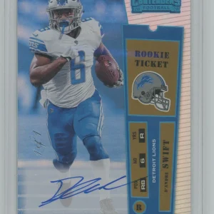 2020 Panini Contenders - Rookie Ticket D'Andre Swift #RRT-DAS Gold #1/1